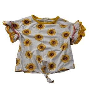 Matilda Jane Sunflower Print Toddler Top